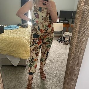 Floral Overalls